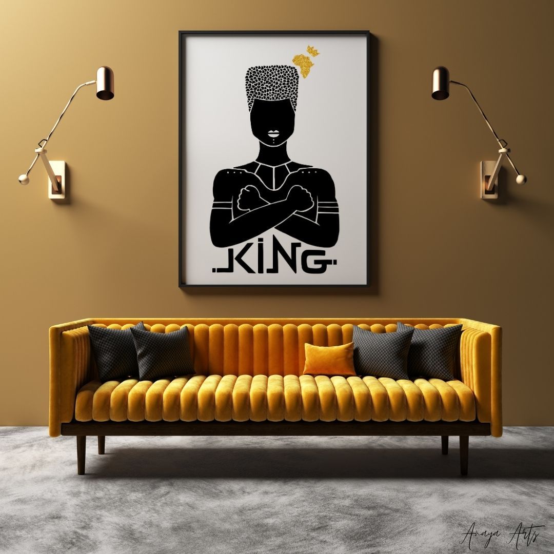 King - Wall Art by Anaya Arts