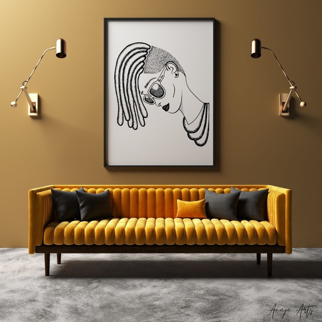 Loc'd - Wall Art by Anaya Arts