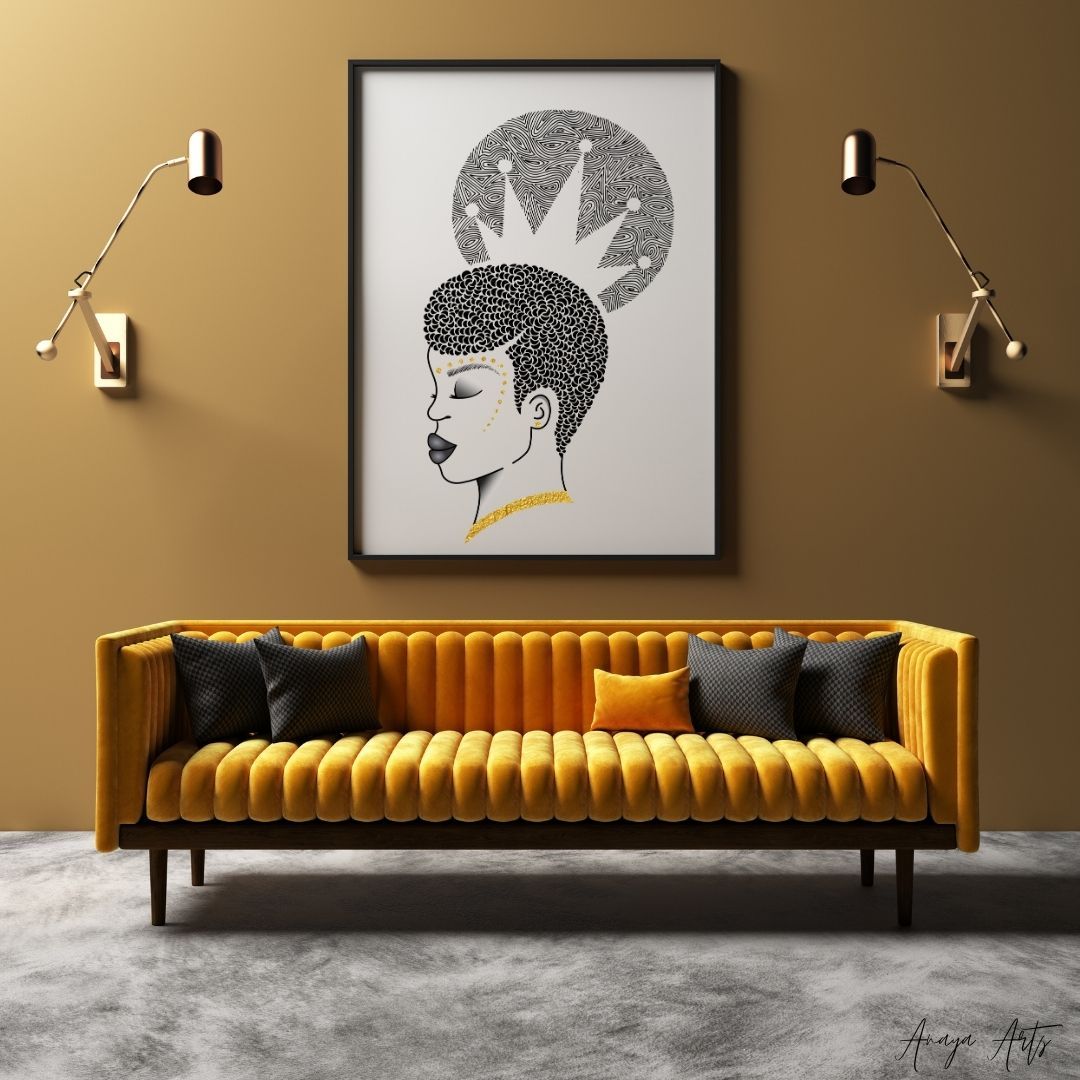 Crowned - Wall Art by Anaya Arts