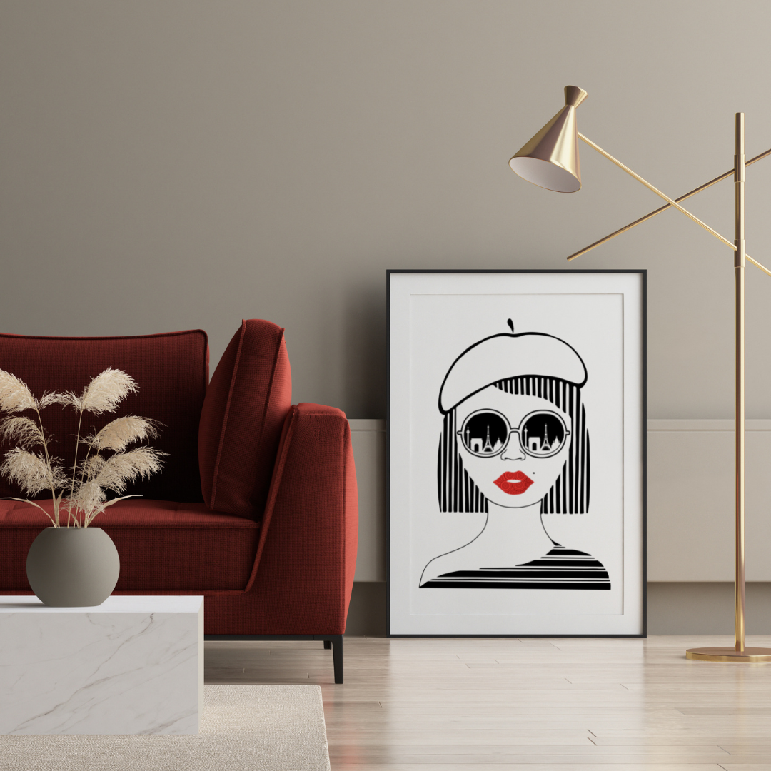 City Girl Paris - Wall Art by Anaya Arts