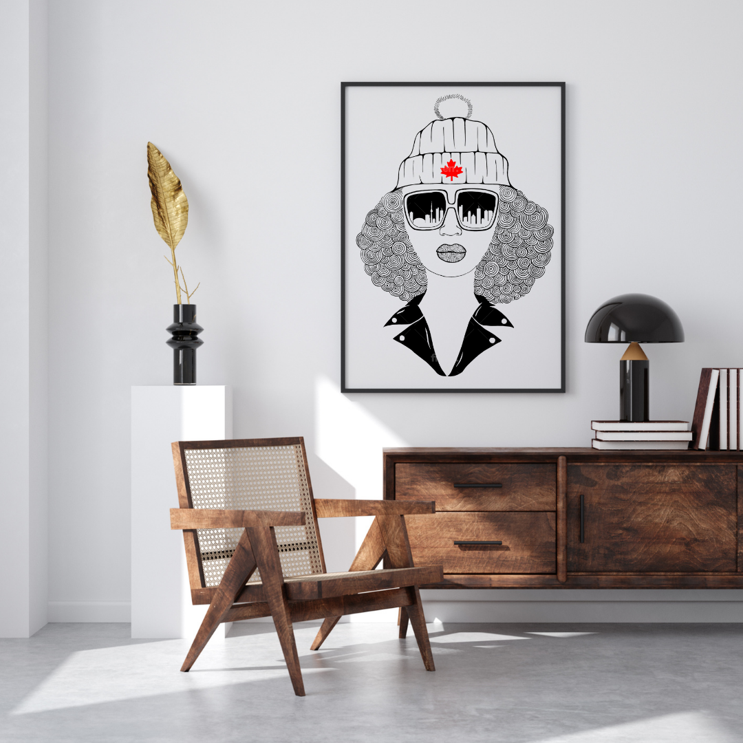 City Girl Toronto - Wall Art by Anaya Arts