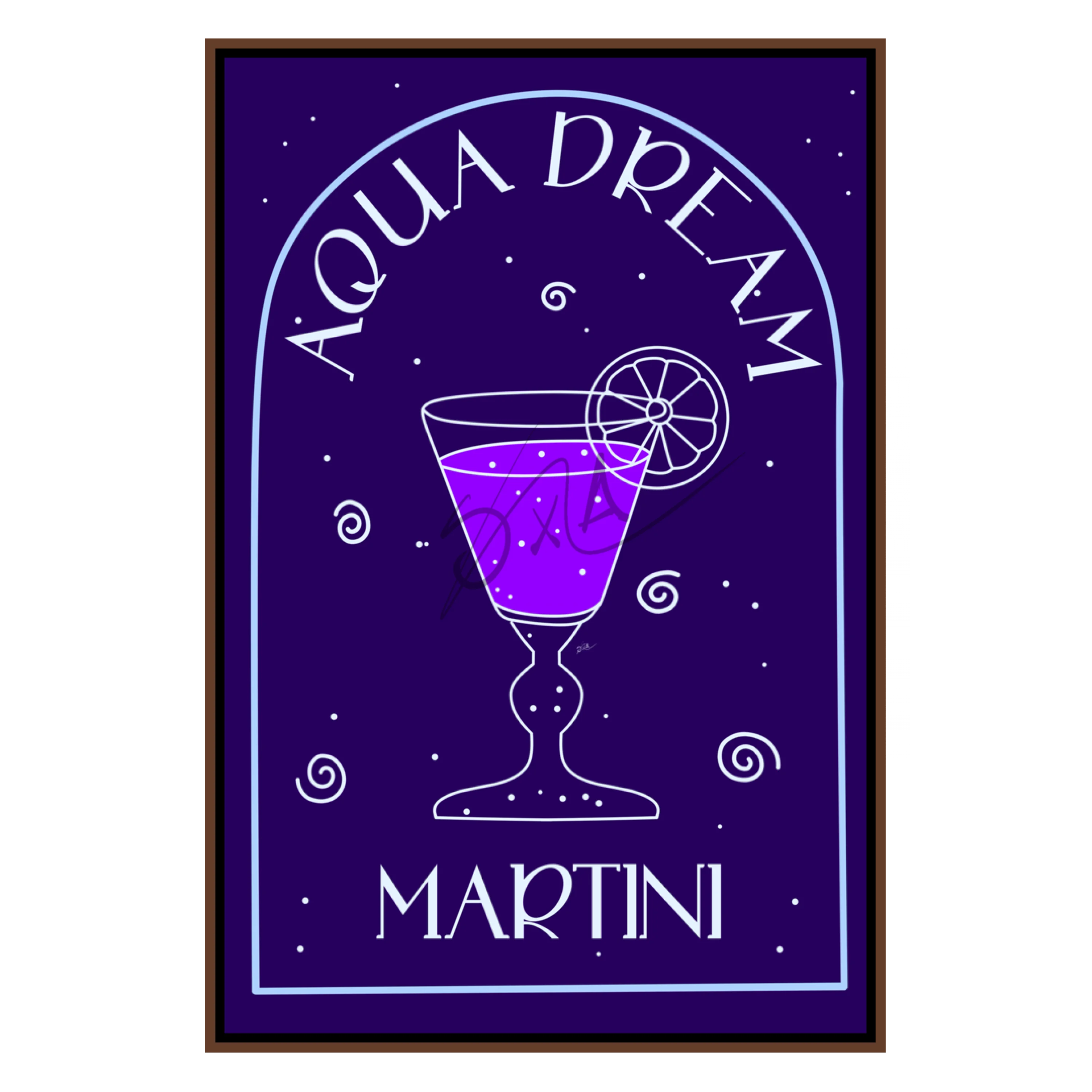 Aqua Dream Martini