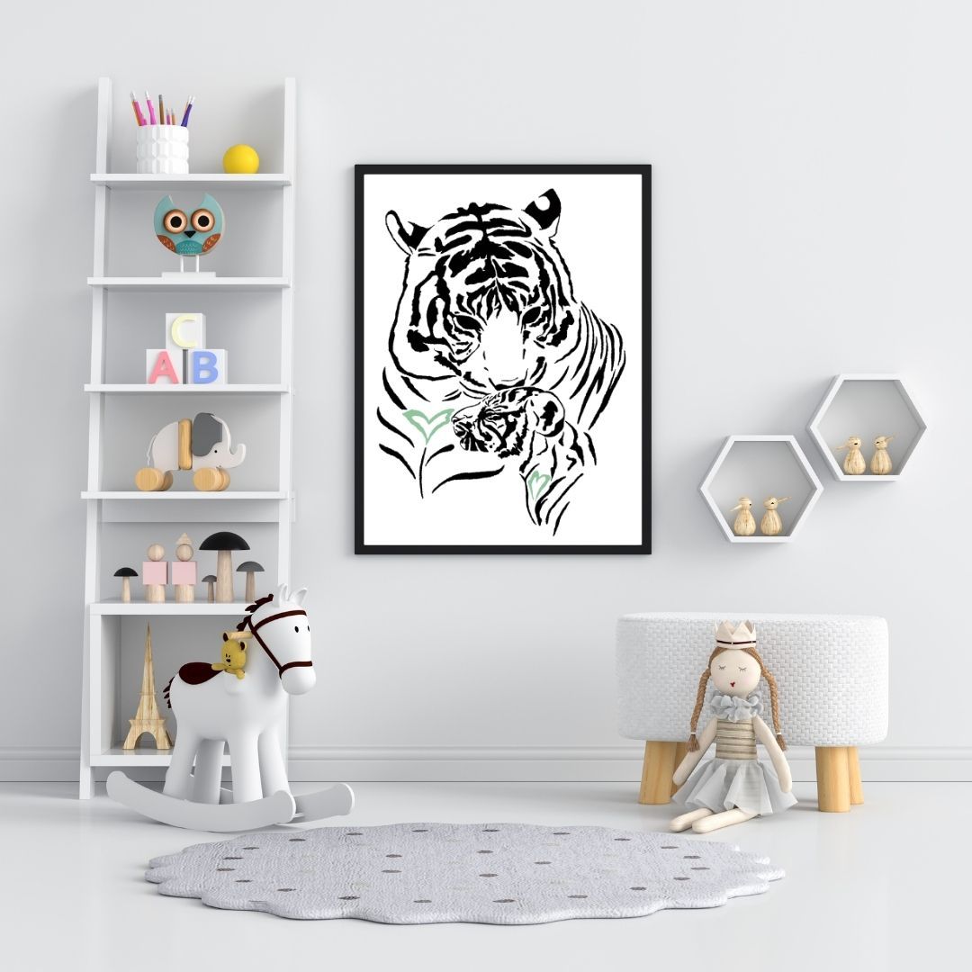 Tiger - Wall Art by Anaya Arts