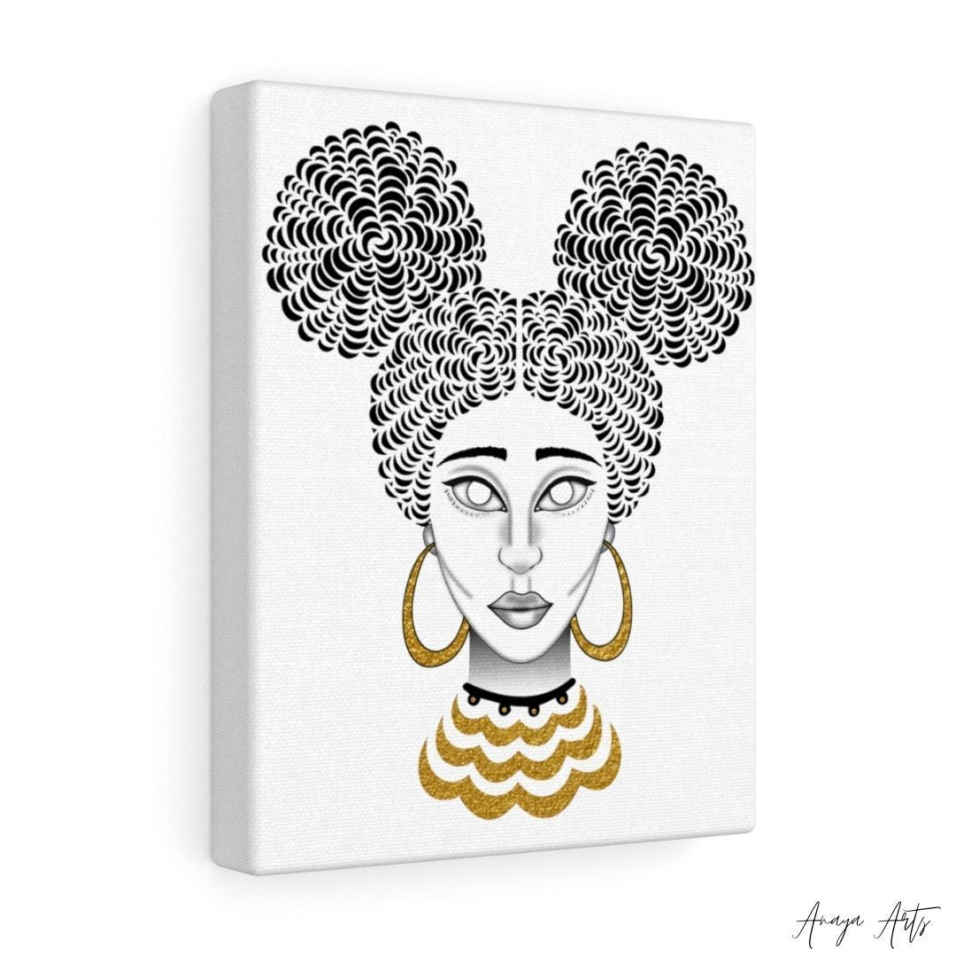 Afro Puffs. - Wall Art by Anaya Arts