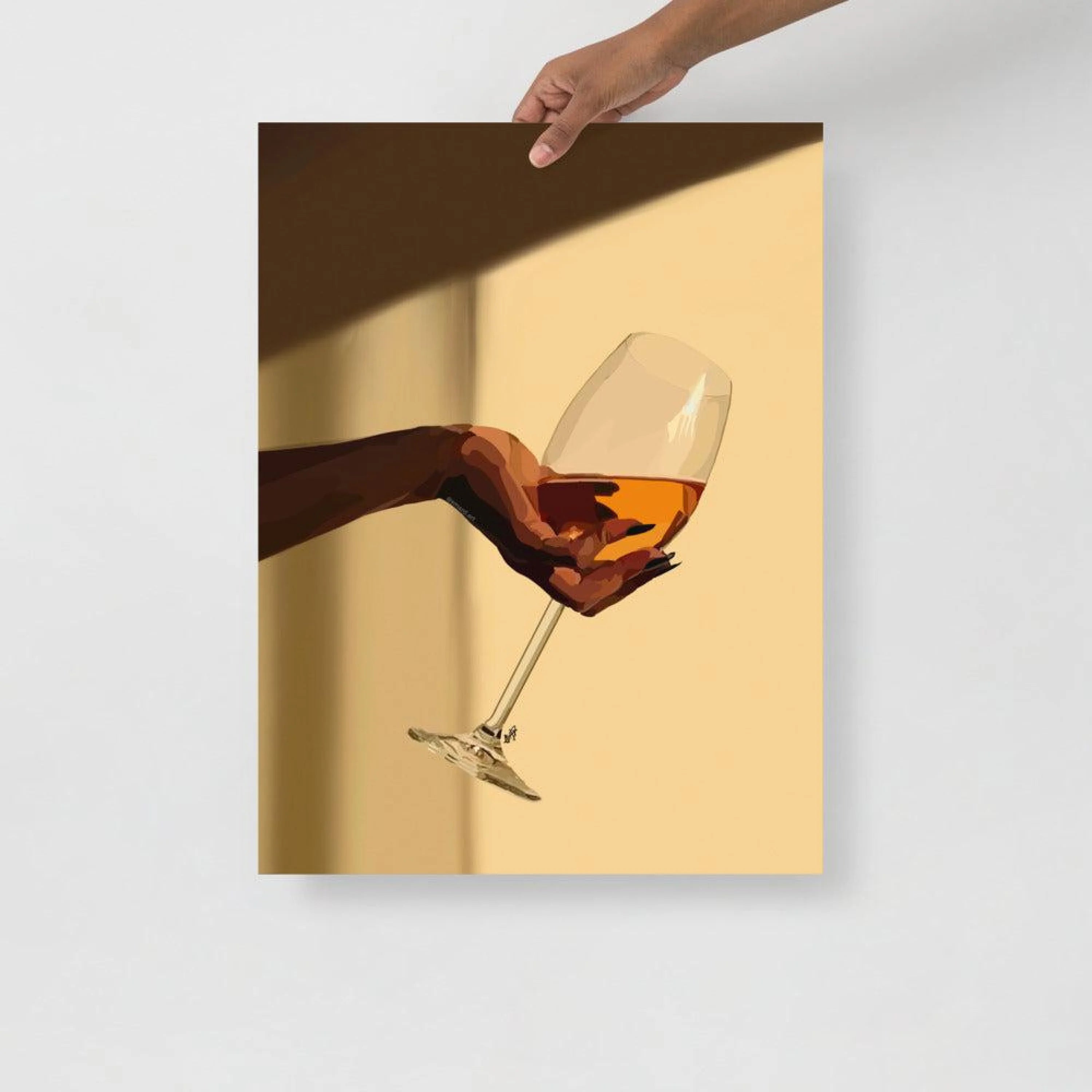 WINE & SUN-8×10-Print-SmardArt-Wall Art