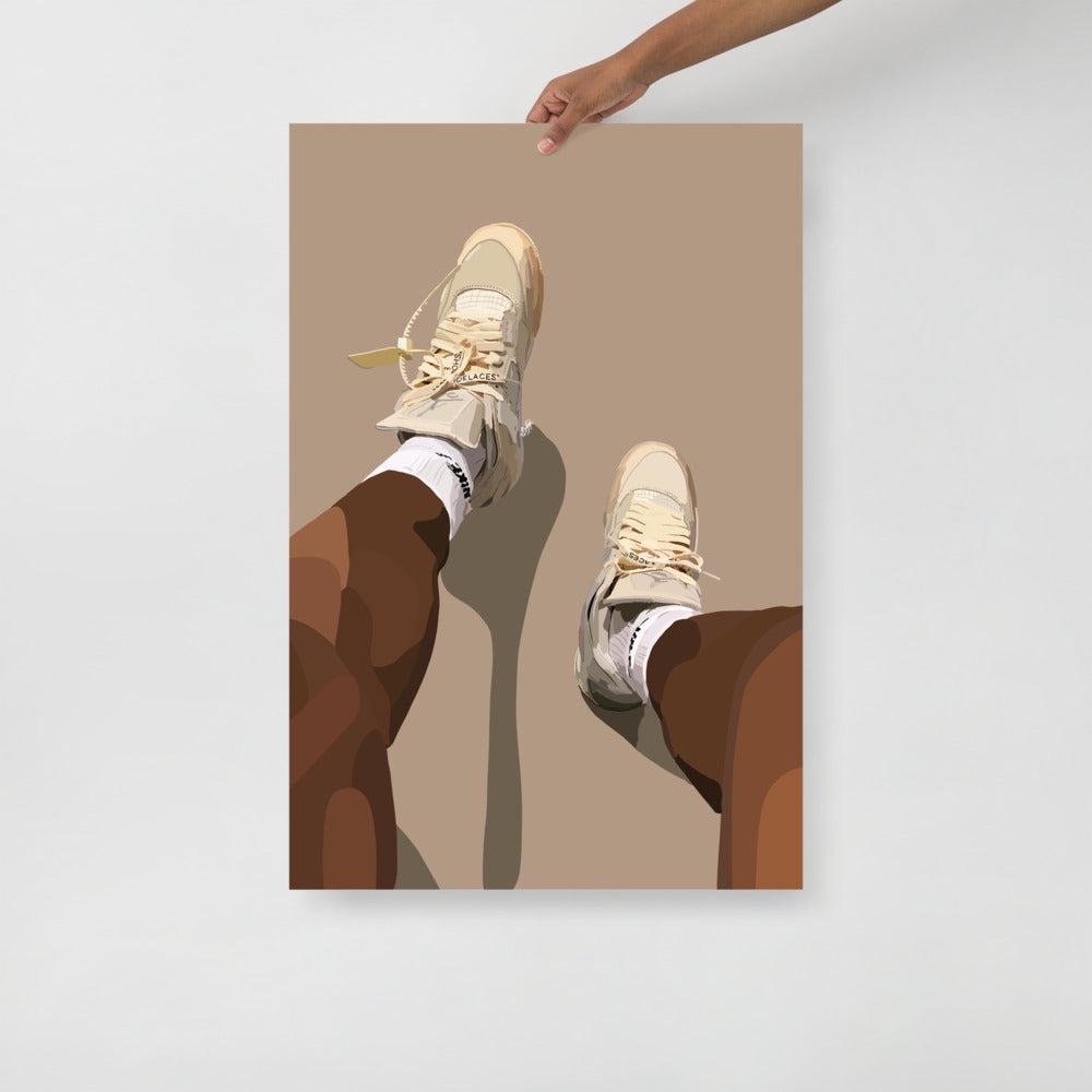 JORDAN 4-36×48-Print-SmardArt-Wall Art