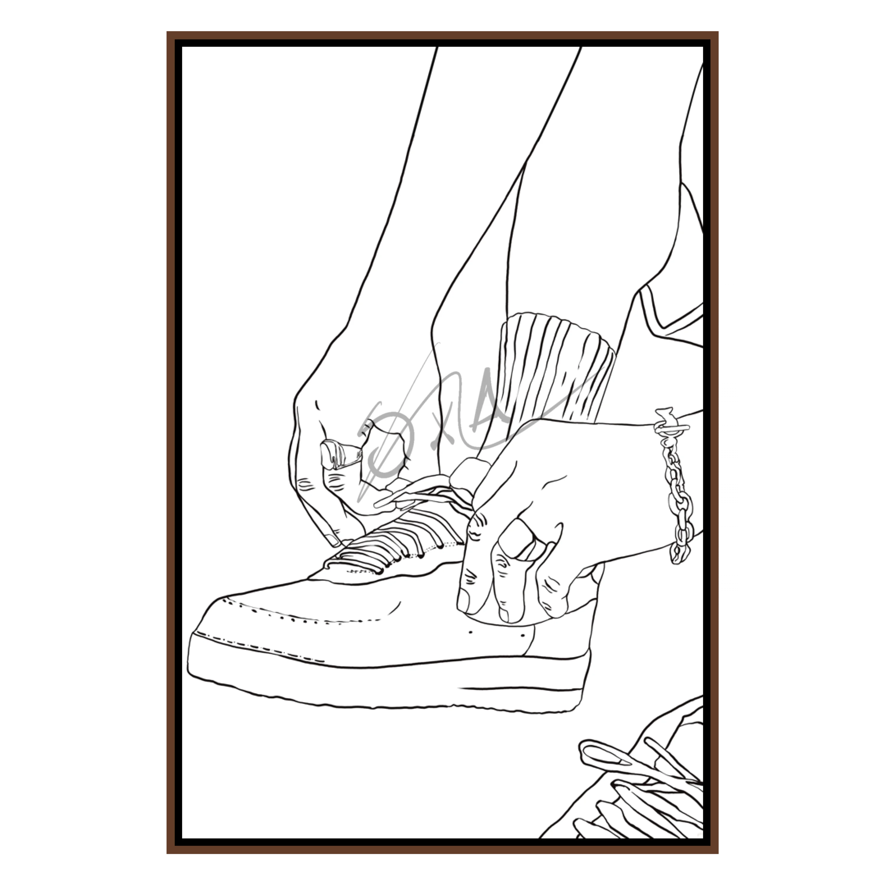 Kicks II Lineart