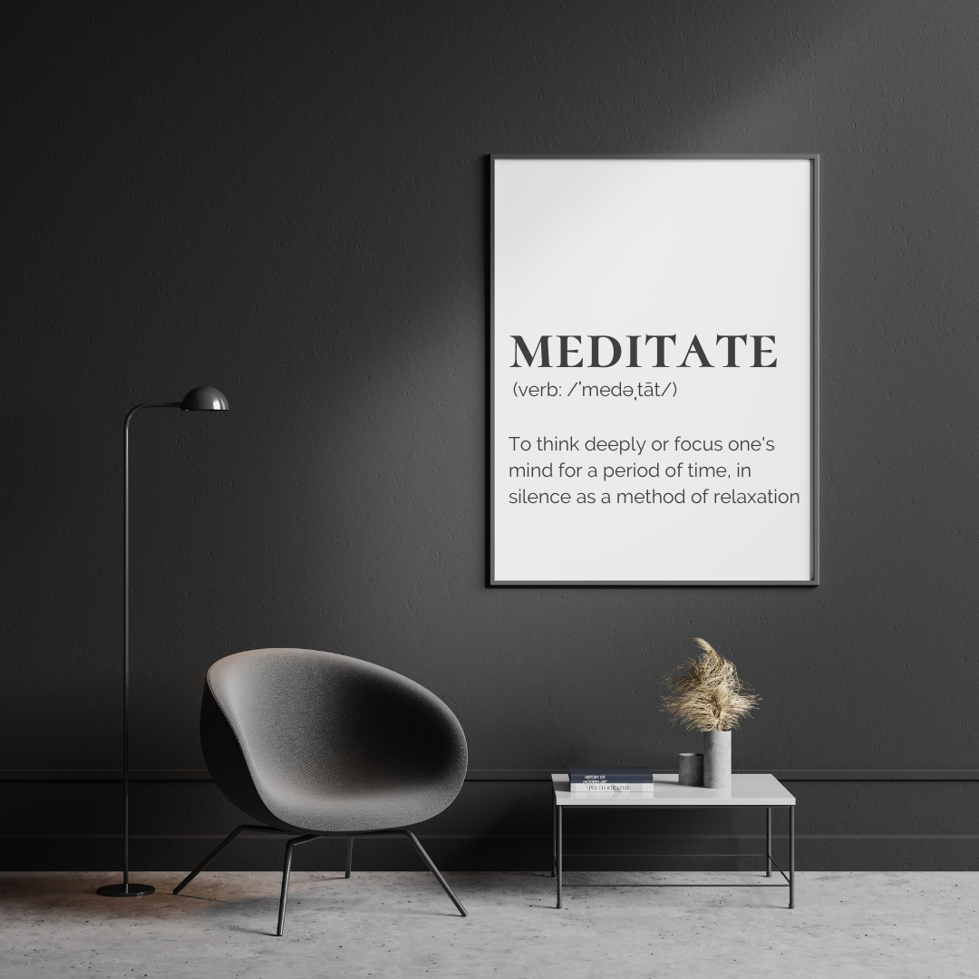 Meditate - Wall Art by Anaya Arts