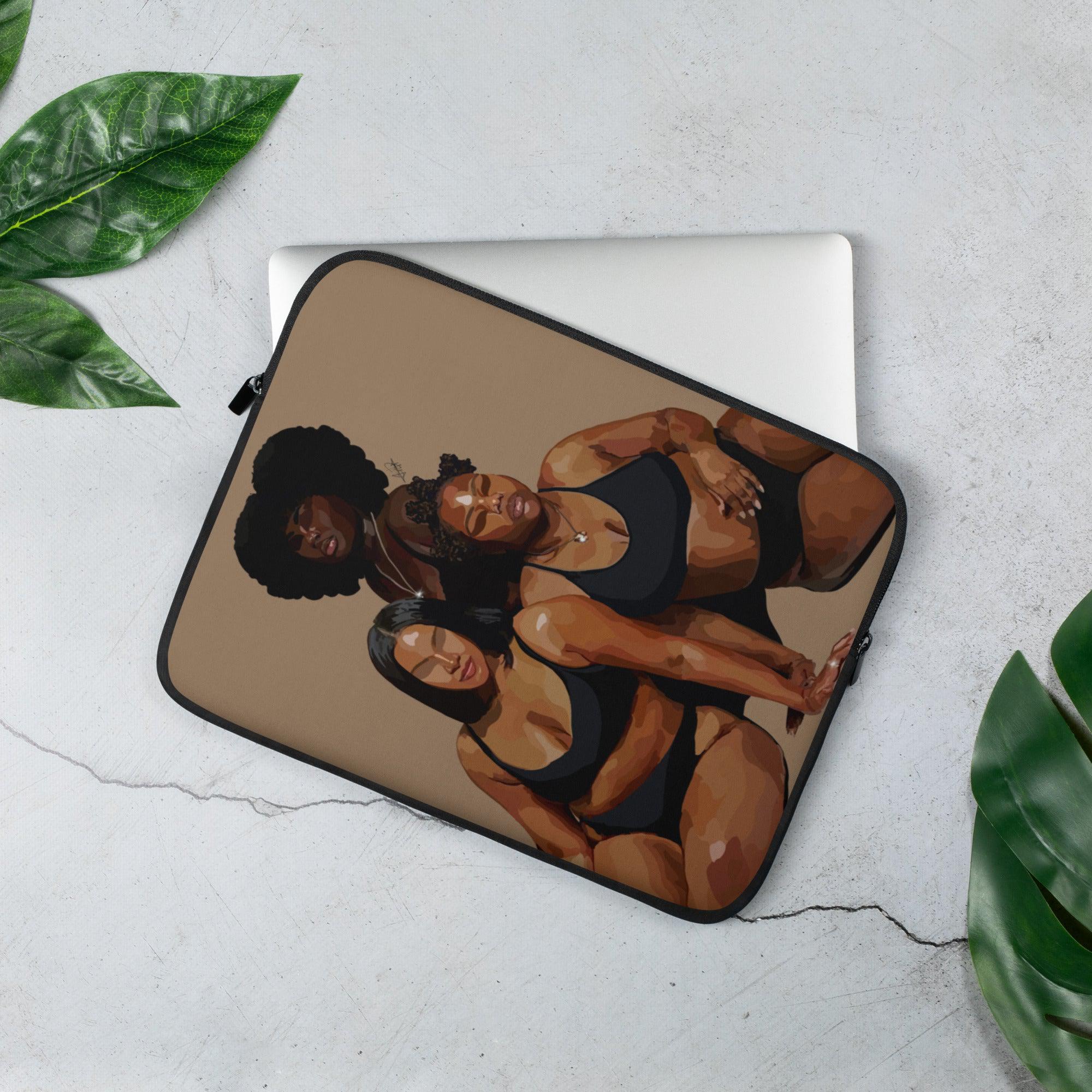 I am Woman Laptop Sleeve-13″-SmardArt-Wall Art