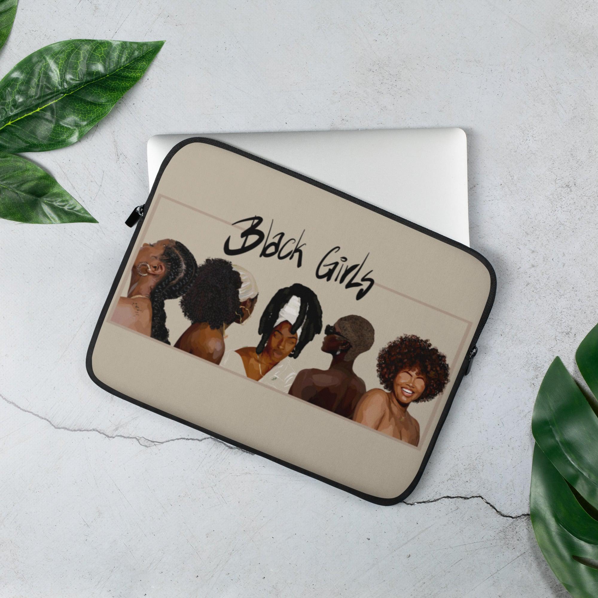 Black Girls Laptop Sleeve-13″-SmardArt-Wall Art