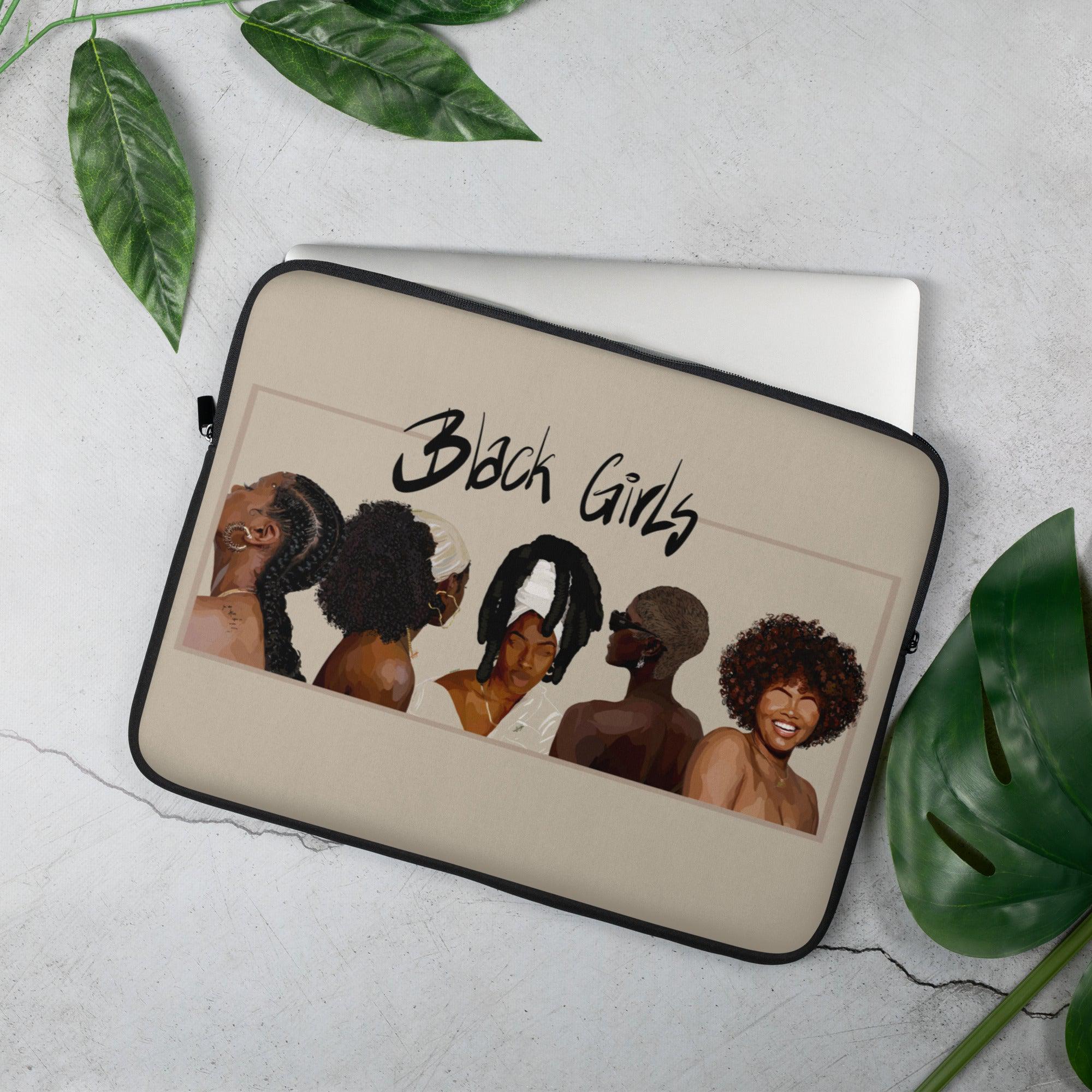 Black Girls Laptop Sleeve-15″-SmardArt-Wall Art