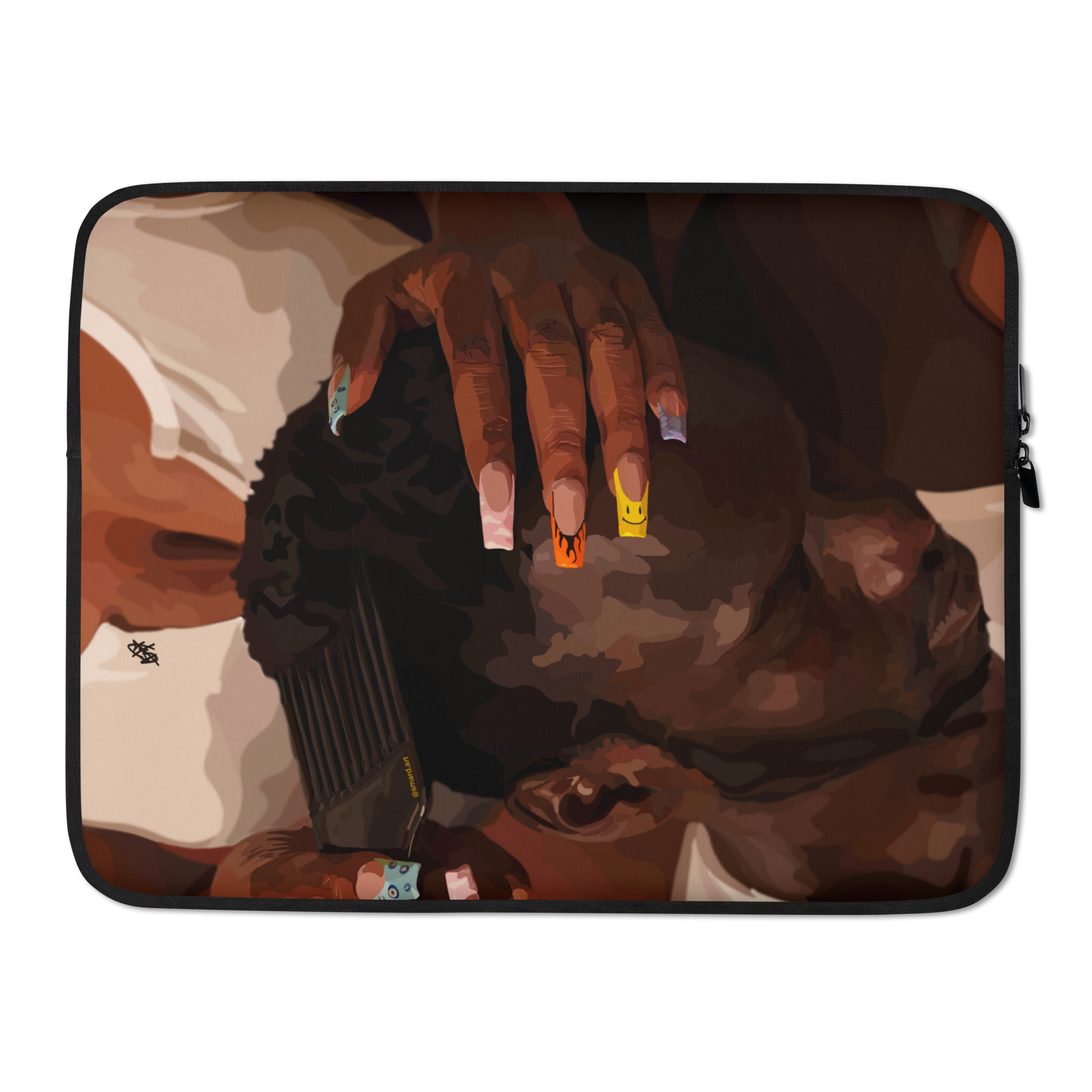 Black Love III Laptop Sleeve