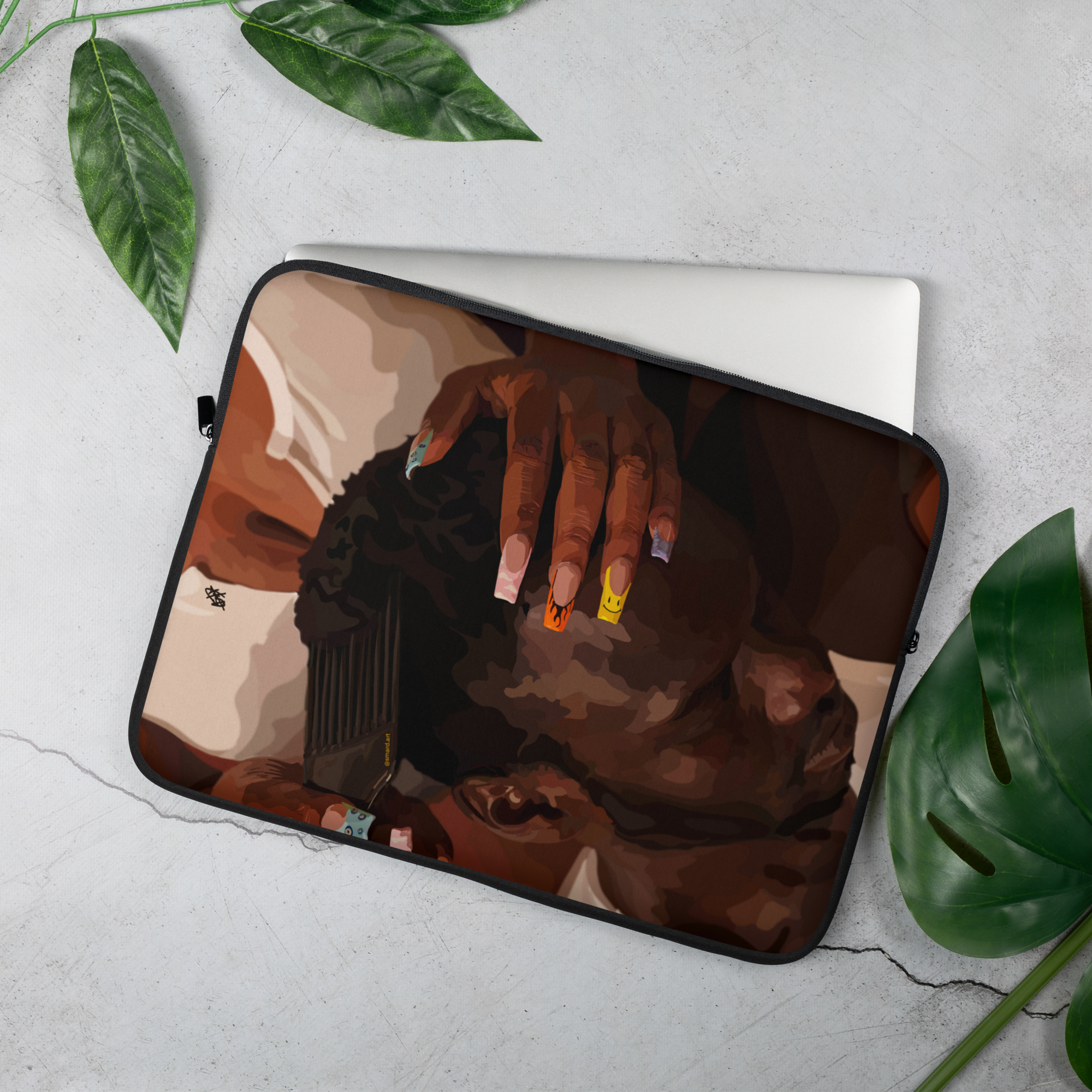 Black Love III Laptop Sleeve