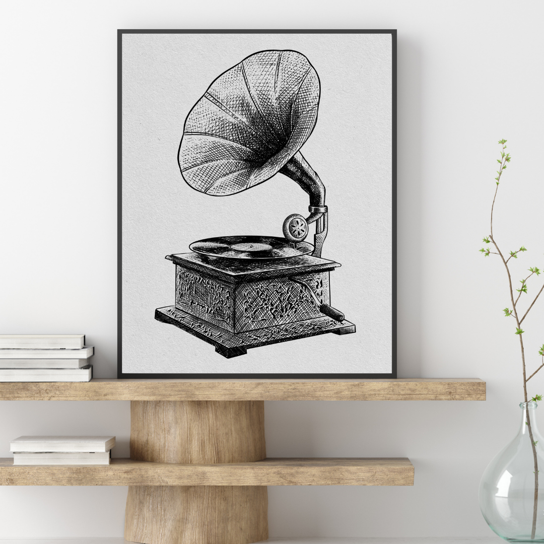 Vintage Vinyl Player